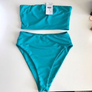 Fashion nova two piece swimsuit/ high waisted